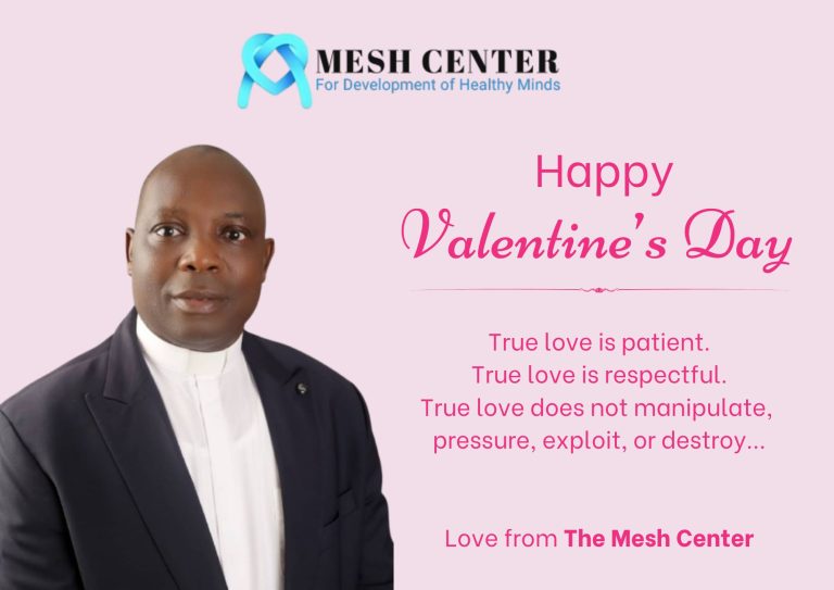 pink organic illustrative valentine's day flyer